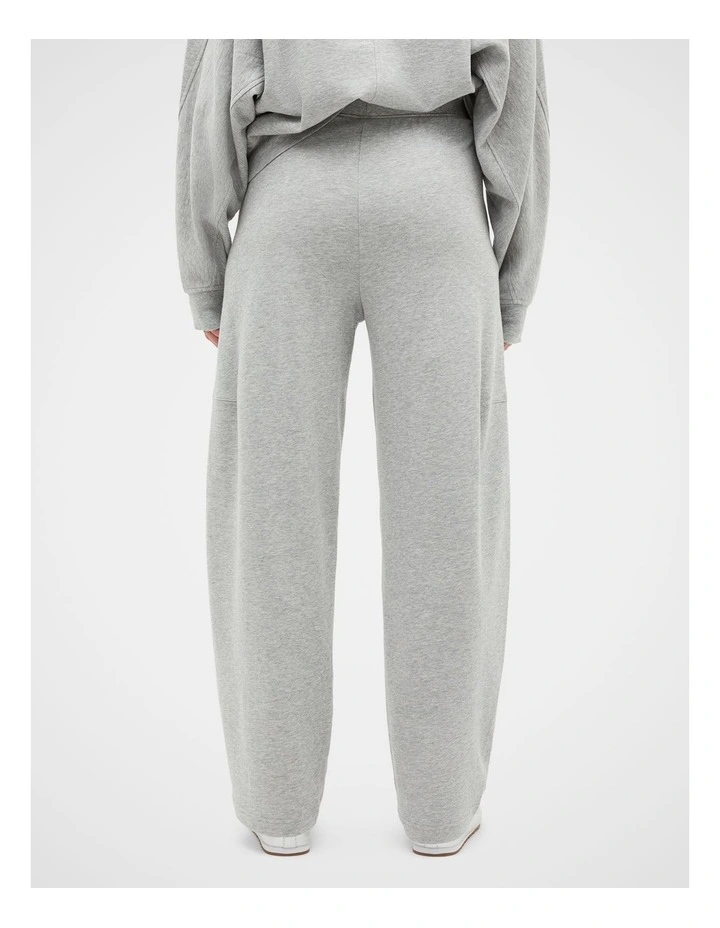 Soft Terry Trackpant in Pale Slate Marle image 2