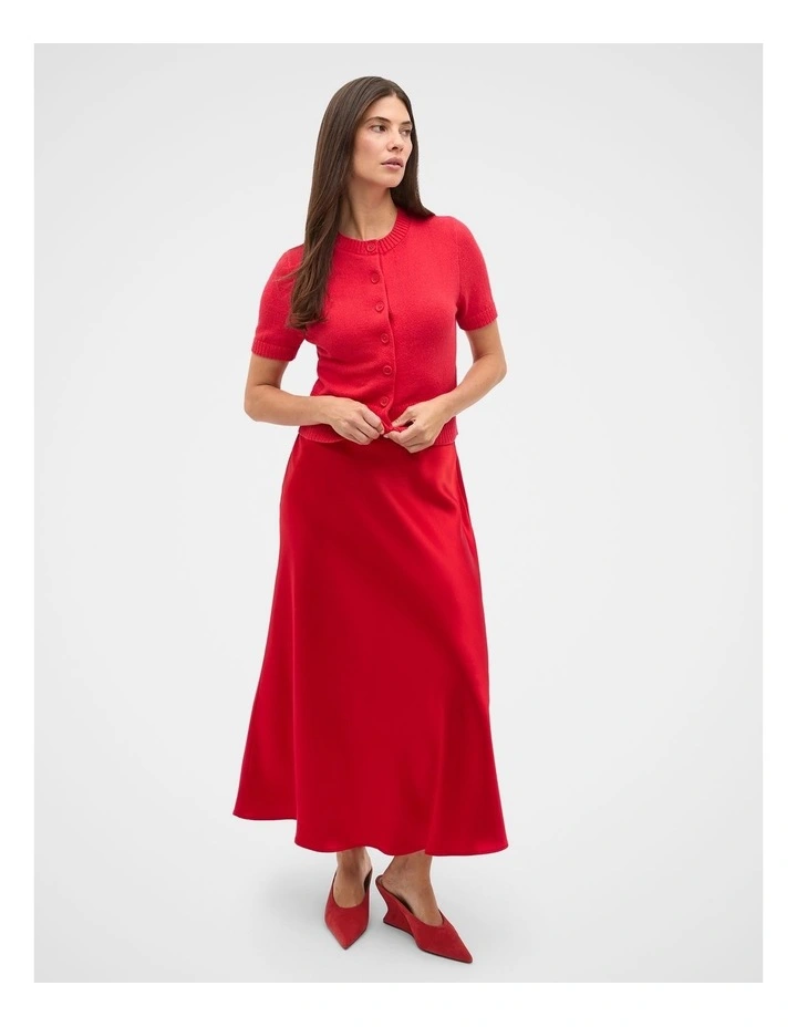 Textured Cotton Blend Cardigan image 3