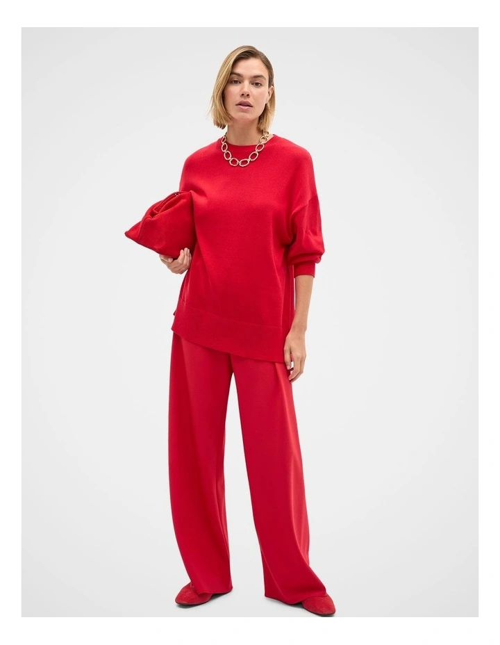 Easy Wide Leg Pant in Poppy image 4