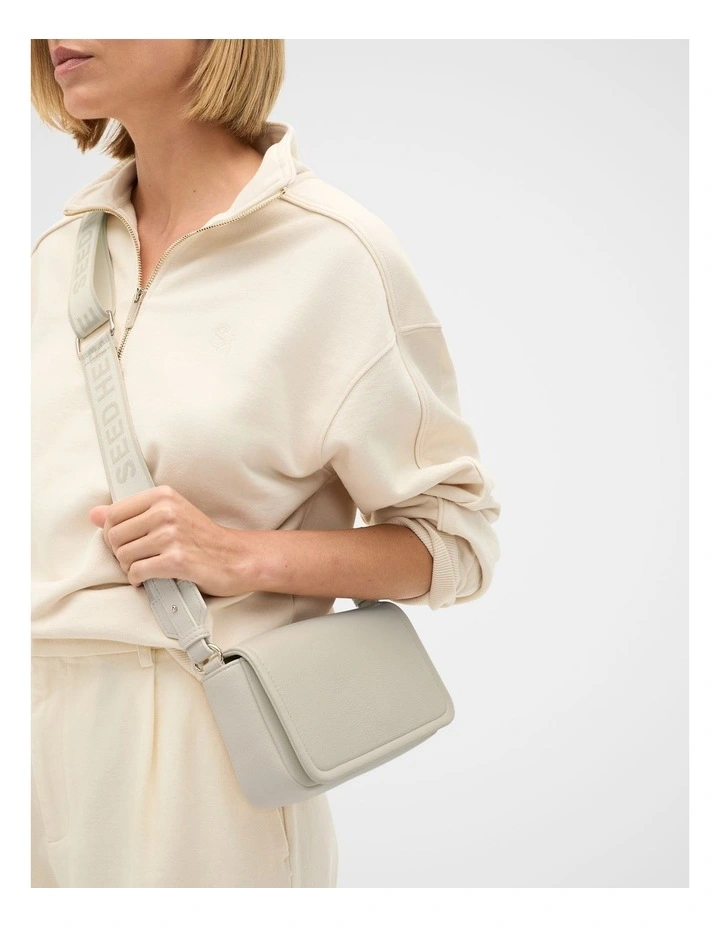 Mini Crossbody Bag in Cream image 2