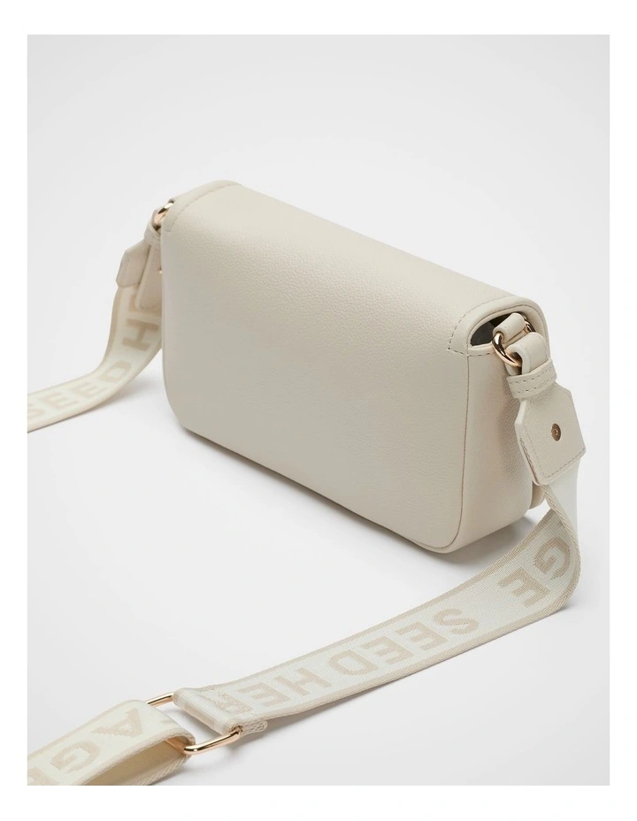 Mini Crossbody Bag in Cream image 3