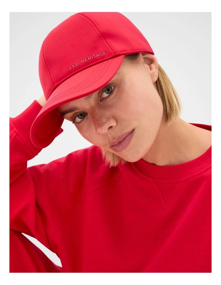 Seed Tech Cap in Poppy image 2