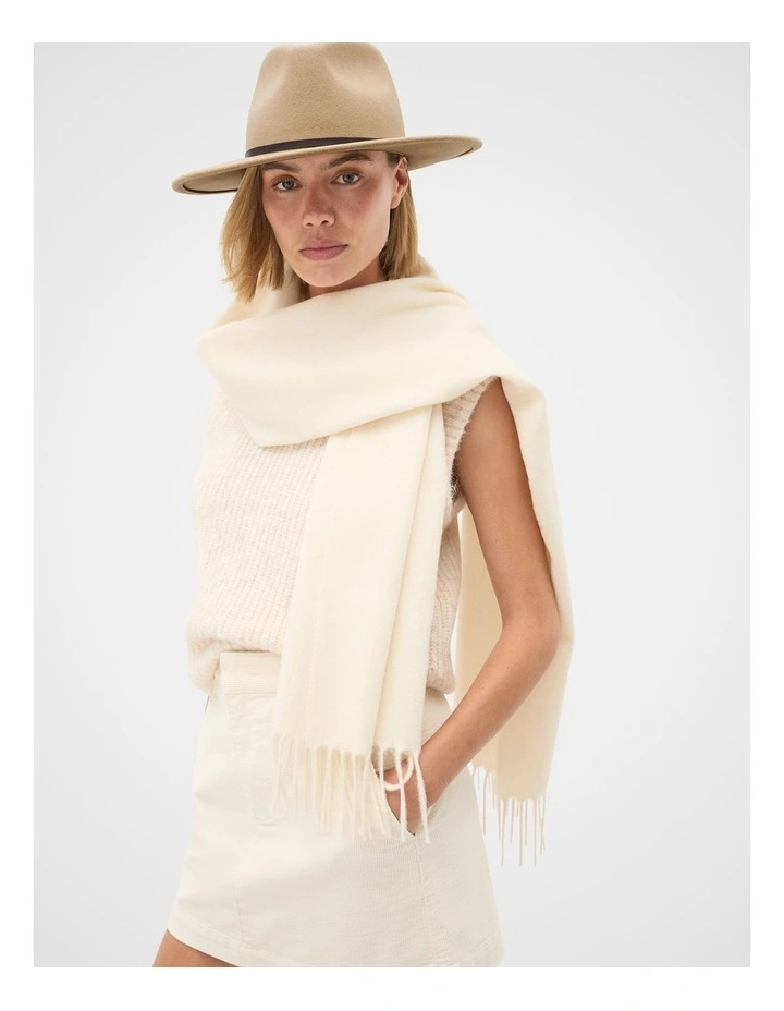 Wool Fedora in Light Sandstone image 2