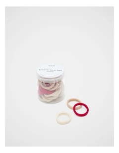 Hair Tie Set in Poppy