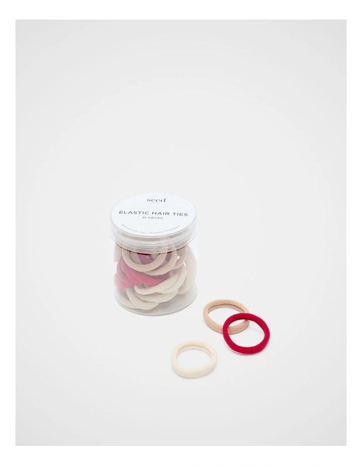 Hair Tie Set in Poppy image 1