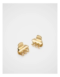 Small Metal Claw Pack in Gold