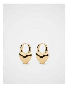 Amour Heart Earring in Gold
