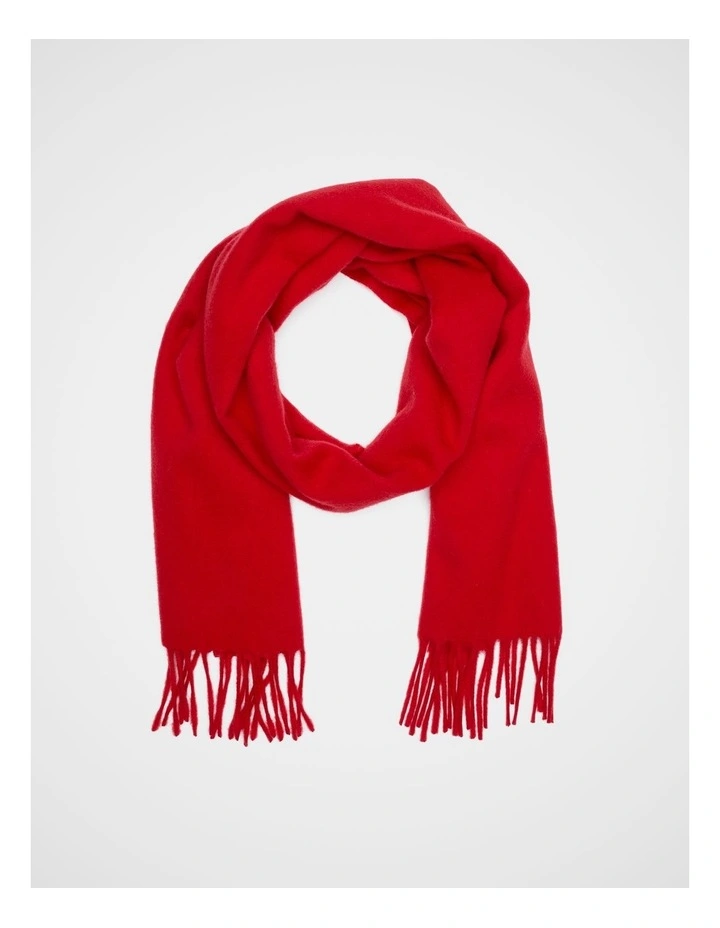 Super Soft Wool Scarf in Poppy image 1
