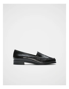 Nella Loafer in Hi Shine Black