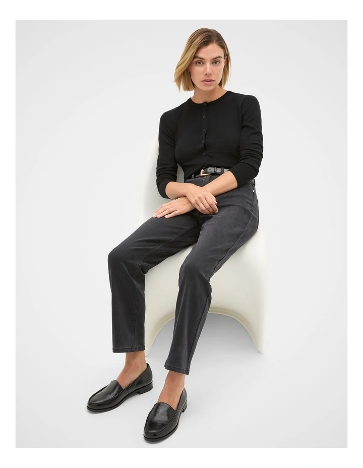 Nella Loafer in Hi Shine Black image 2