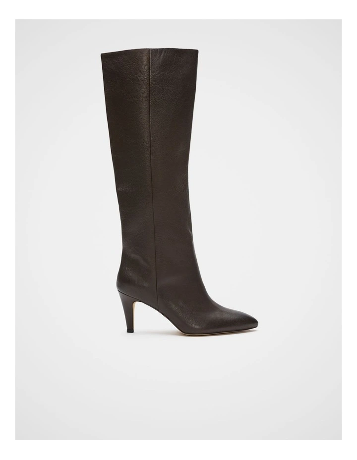 Beau Knee High Boot in Chocolate image 1