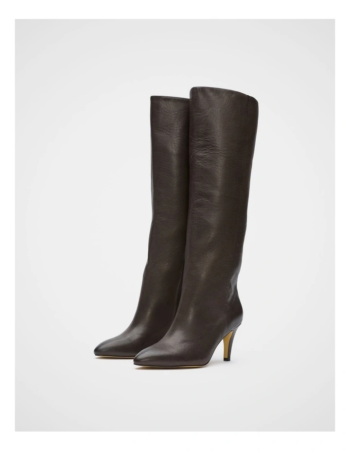 Beau Knee High Boot in Chocolate image 4