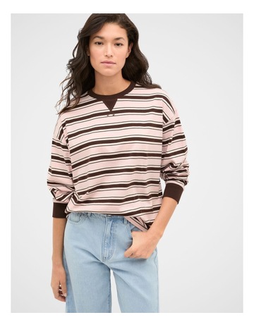 Pale Blossom Stripe colour