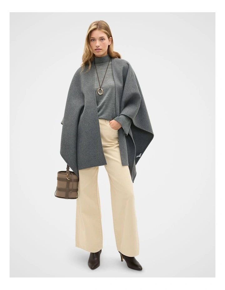 Overdyed Palazzo Jean in Vanilla Cream image 4