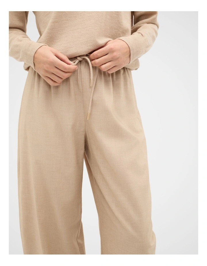 Soft Suiting Barrel Leg Pant in Sandstone Crossdye image 3
