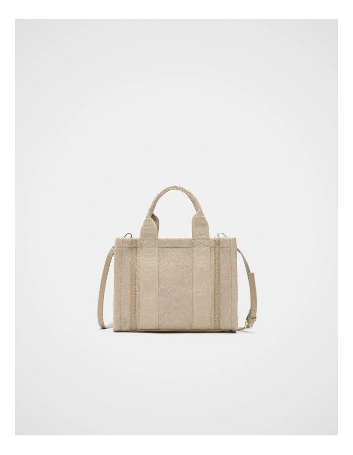 Felt Mini Tote in Sandstone image 1