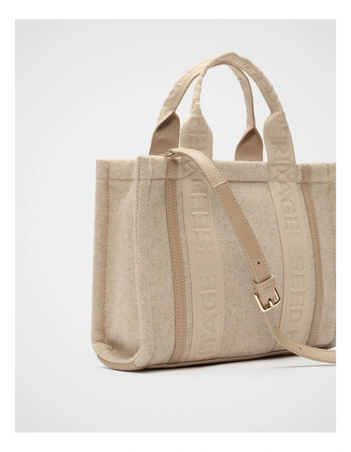 Felt Mini Tote in Sandstone image 3