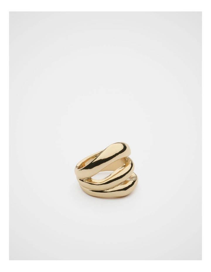 Trio Illusion Ring in Gold image 1
