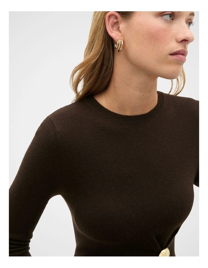 Trio Illusion Hoop in Gold image 2