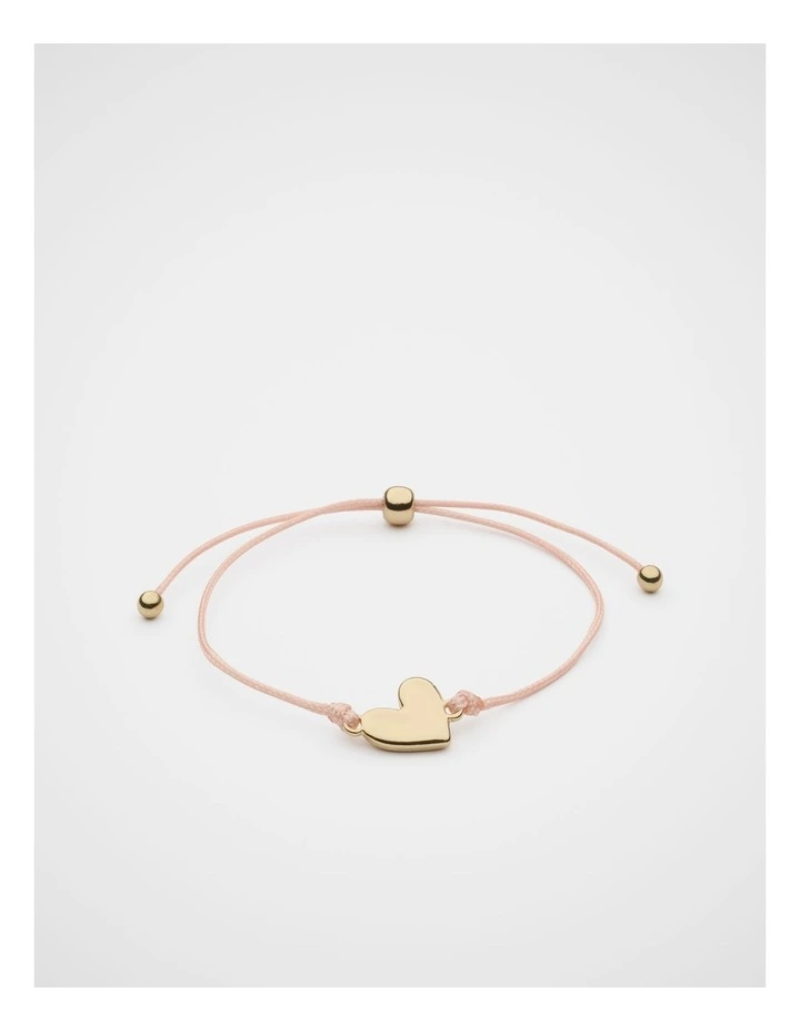 Adjustable String Bracelet - HEART image 1