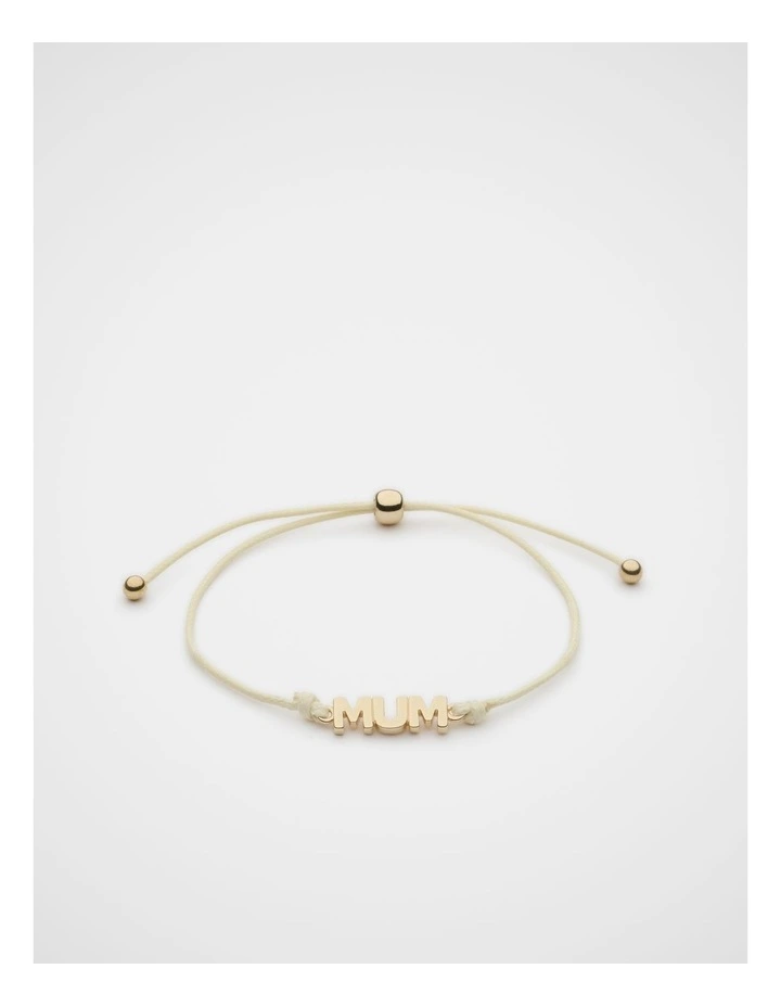 Adjustable String Bracelet - MUM image 1