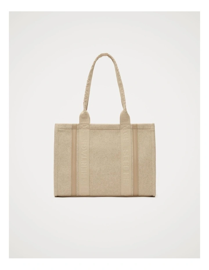 Felt Tote in Sandstone image 1