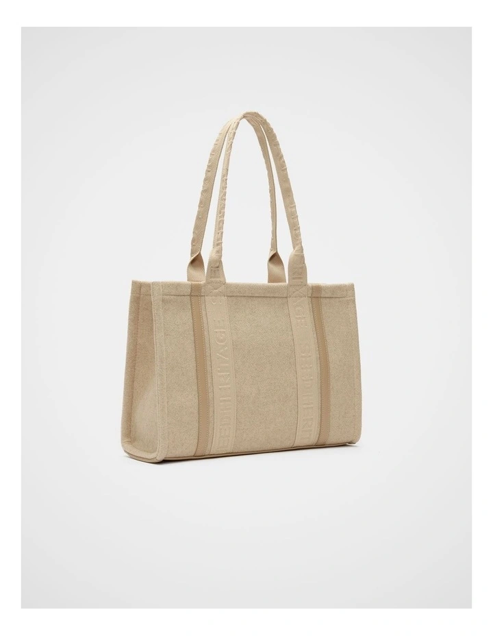 Felt Tote in Sandstone image 3
