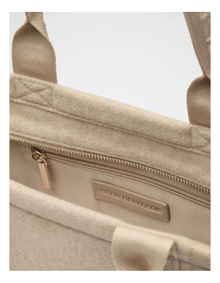Felt Tote in Sandstone image 4