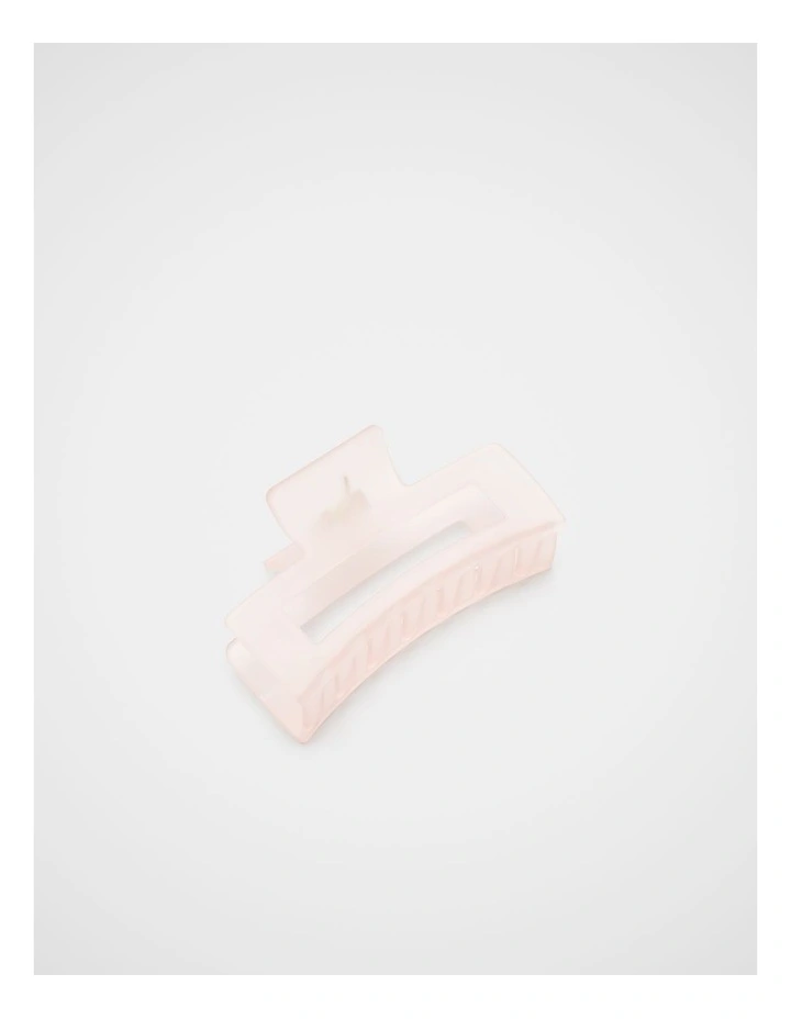 Rectangle Hair Claw in Pale Blossom image 1