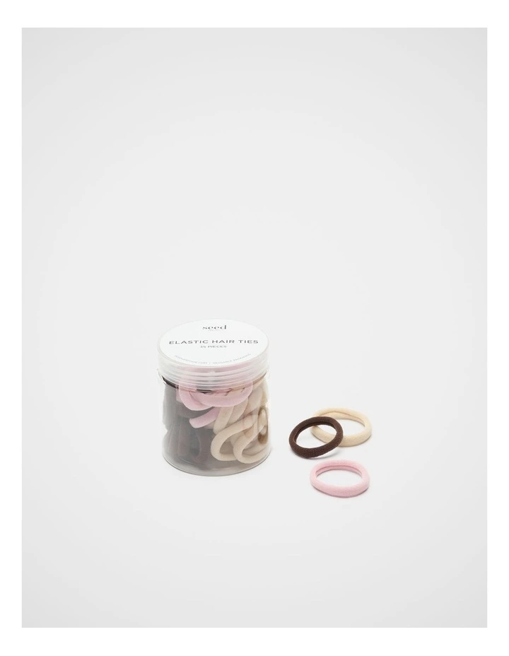 Hair Tie Set in Pale Blossom image 1