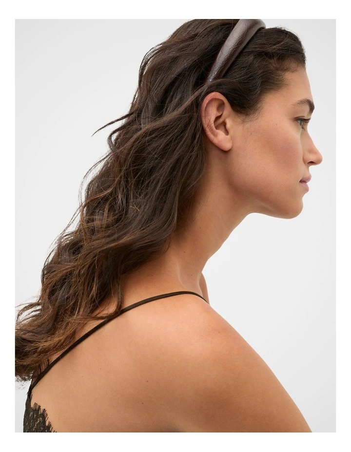 Hi Shine Headband in Coffee Bean image 2