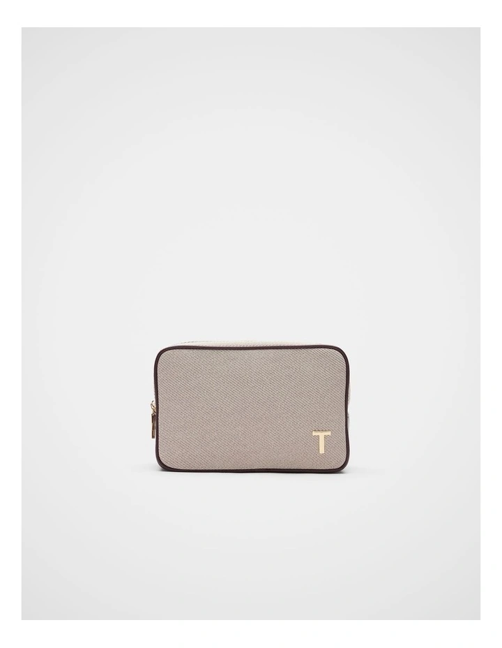Initial Make Up Bag -  T image 1