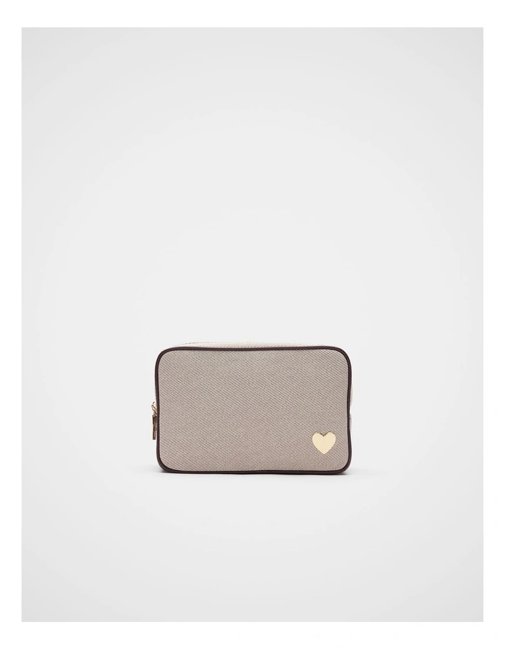 Initial Make Up Bag - HEART image 1