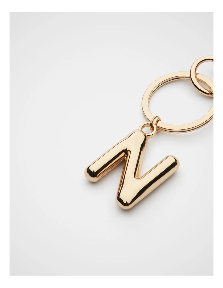 Gold Initial Keying - N image 2