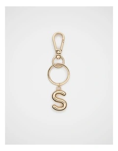 Gold Initial Keying - S