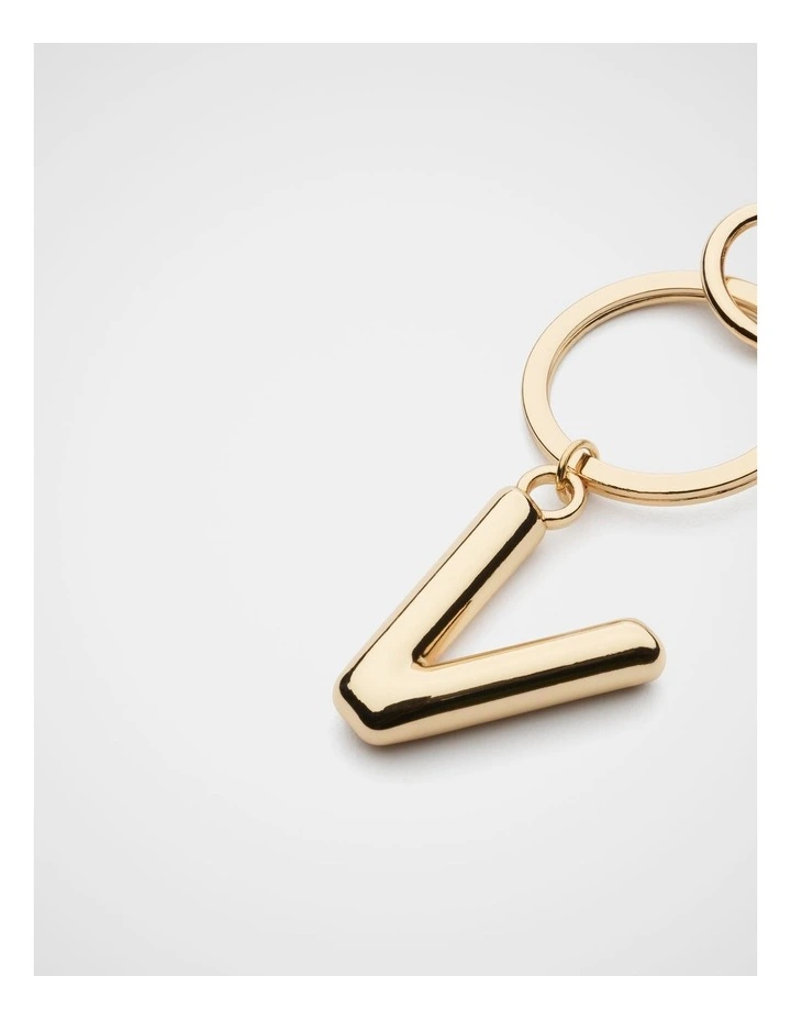 Gold Initial Keying - V image 2