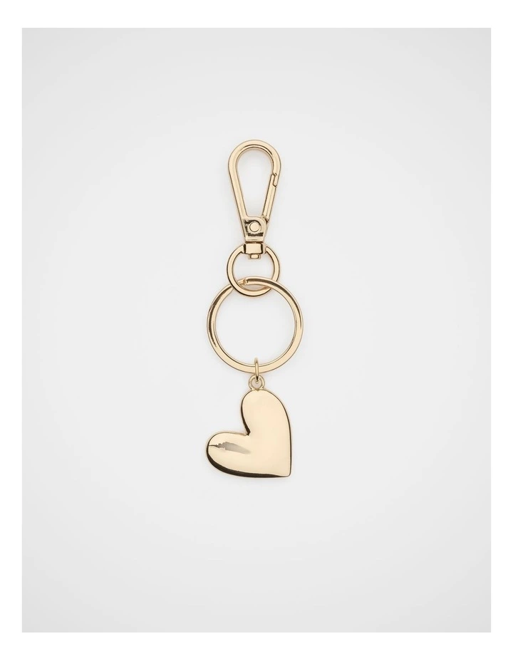 Gold Initial Keying - HEART image 1