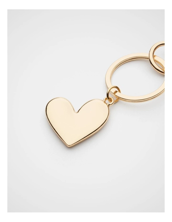Gold Initial Keying - HEART image 2