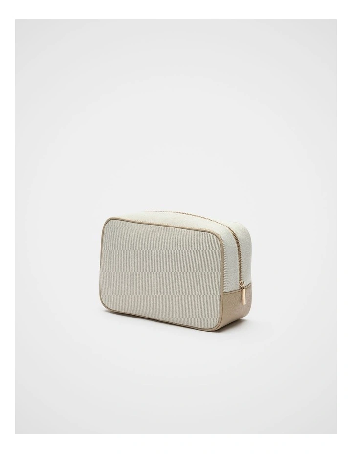 Cosmetic Bag in Sandstone image 3