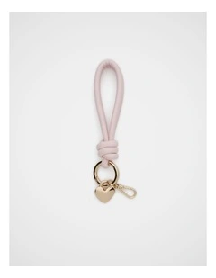 Loop Heart Keyring in Pale Blossom