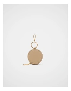 Zip Around Keyring in Sandstone