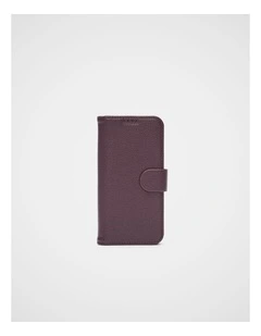 Foldable Phone Case in Plum Red