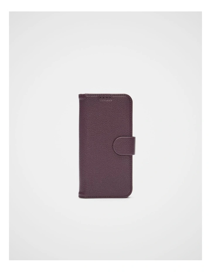 Foldable Phone Case in Plum Red image 1