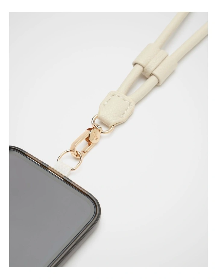 Phone Strap in Cream image 2