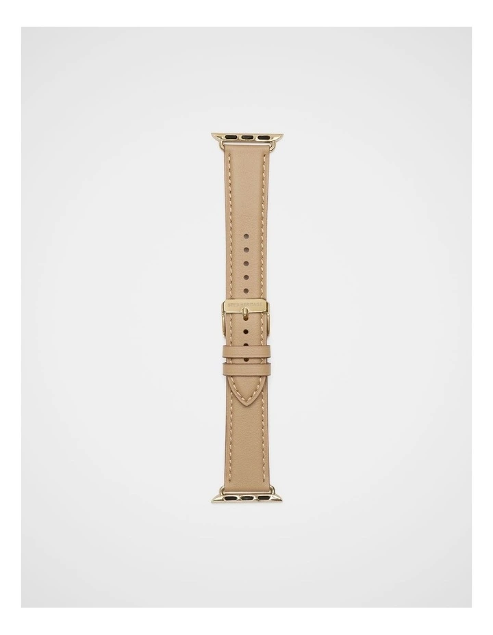 Leather Smart Watch Band in Sandstone image 2