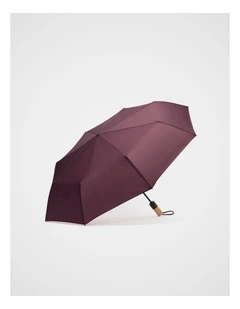 Automatic Umbrella in Plum Red