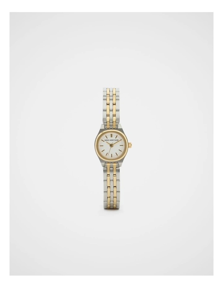 Seed Metal Watch in Gold Silver image 1