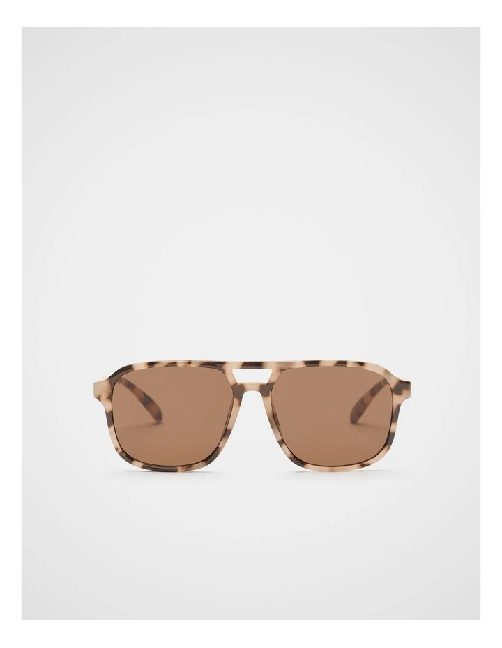 Lucy Navigator Sunglasses in Milk Tort image 1
