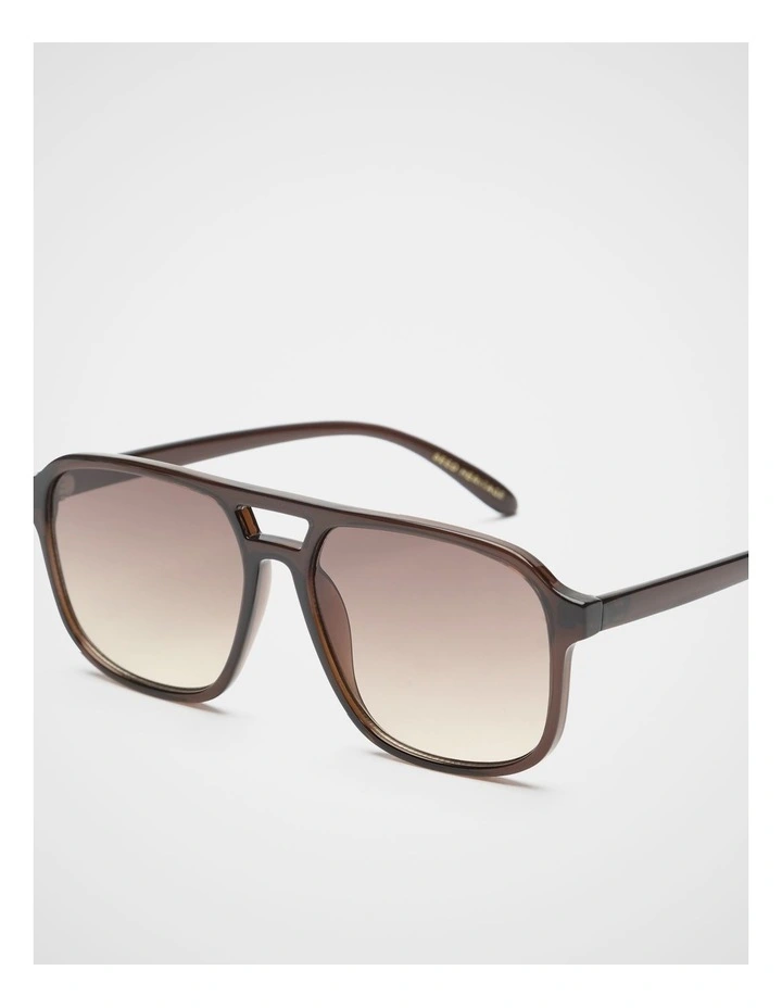 Lucy Navigator Sunglasses in Coffee Bean image 3