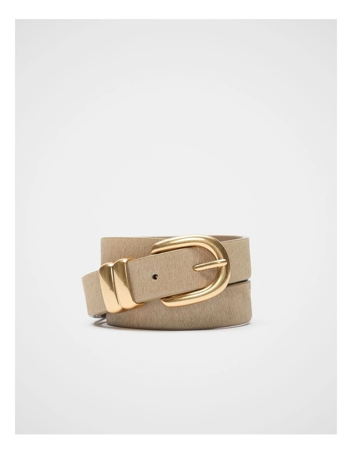 Billie Double Keeper Belt in Sandstone image 1